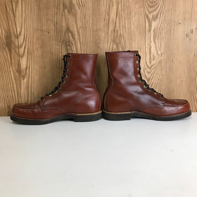 OUTDOORSMAN アウトドアーズマン ビンテージワークブーツ ブラウン OUTDOORSMAN アウトドアーズマン ビンテージワークブーツ