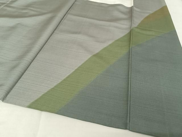 平和屋着物○石川県指定無形文化財 牛首紬 白山工房 手織り 訪問着