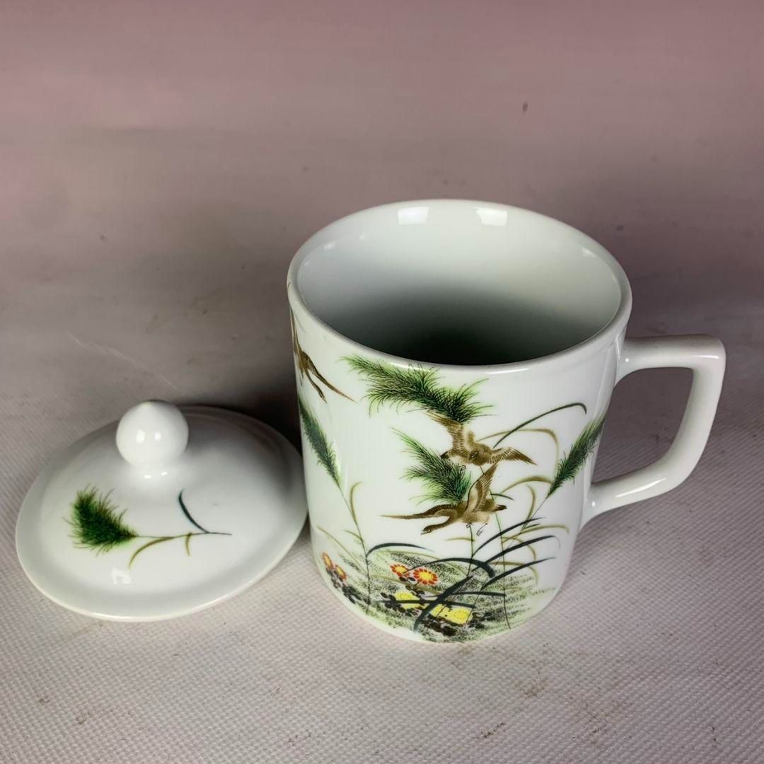 蓋碗 飲茶食器 中国茶器 景徳鎮 現代工芸品 美術品 置物 - メルカリ