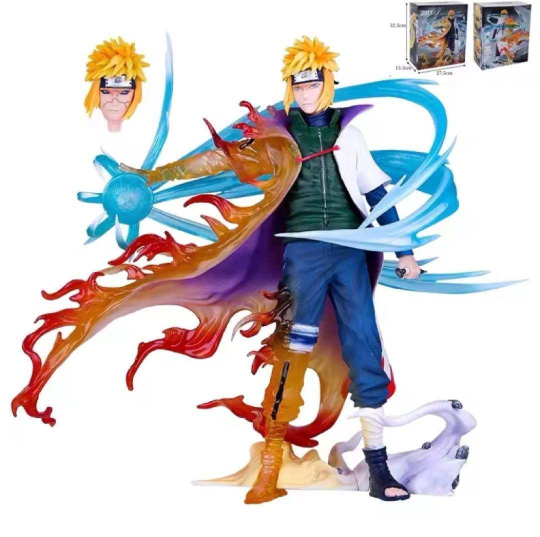 NARUTOフィギュア　波風ミナト　四代目火影　九尾モード　箱有り23cm NARUTOフィギュア 波風ミナト 四代目火影 九尾モード 箱有り23cm