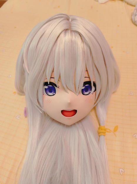 3 4マスク ロック付き NO.1127 ドール ヘッドロリータ人形 コスプレ 全頭面 変身 仮装 着ぐるみ 二次元 コスチューム