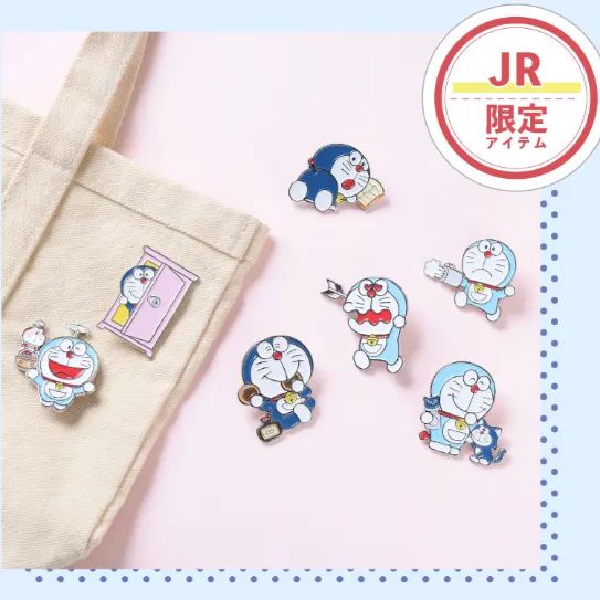 JR 限定 品 レア ‼️】I'M DORAEMON POP-UP STORE ランダム ピンバッジ 