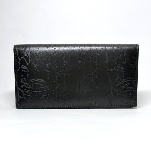 新品同様 激レア ベルルッティ カリグラフィ スクリットレザー 二つ折り長財布 美品】Berluti ベルルッティ カリグラフィ サンタル スクリットレザー