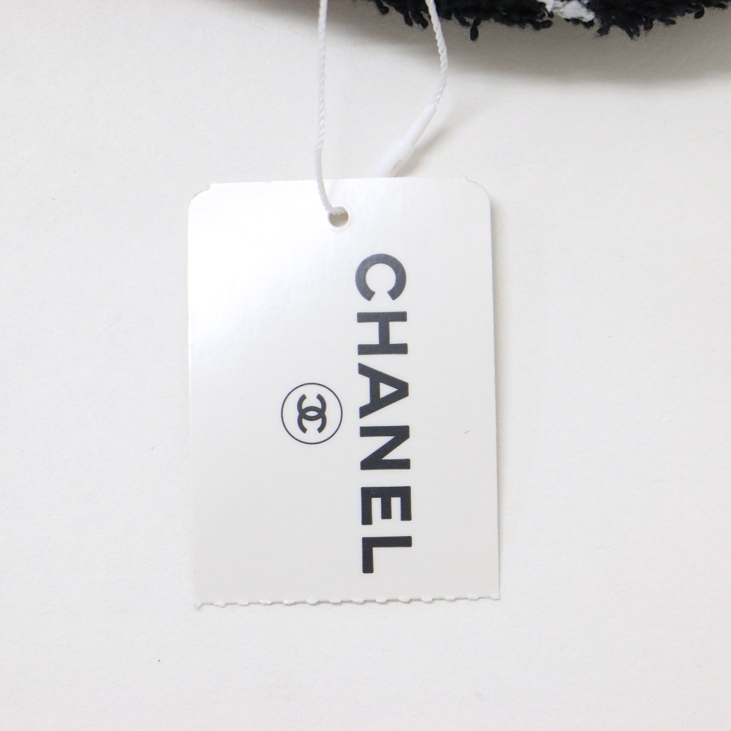 新品】CHANEL シャネル ベレー帽 ブラック ホワイト 黒白 サイズ:M