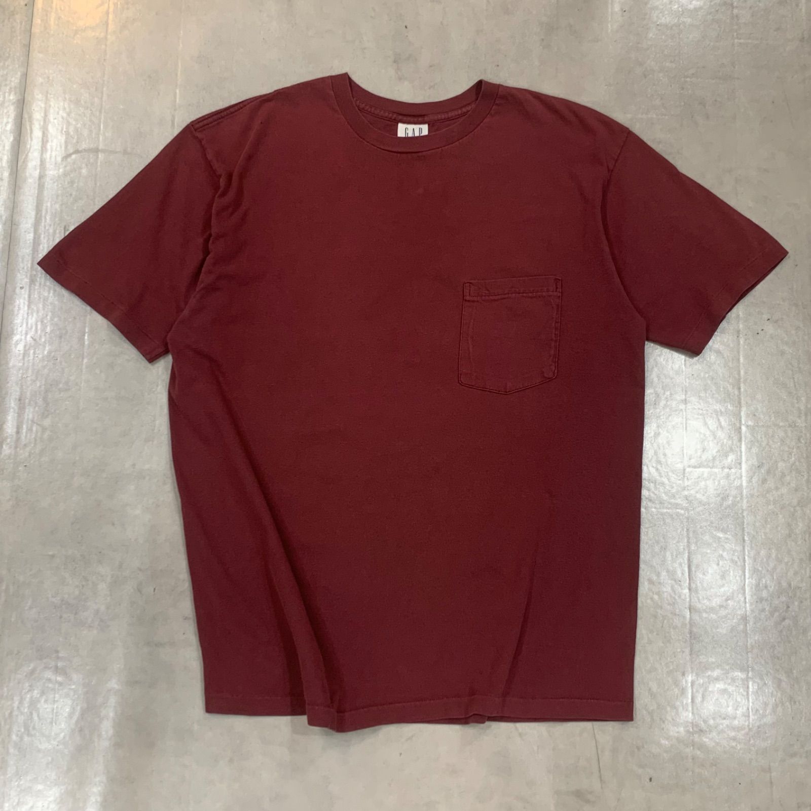 90s Old GAP 無地 ポケット Tシャツ USA製 1990's GAP Shirt オールド