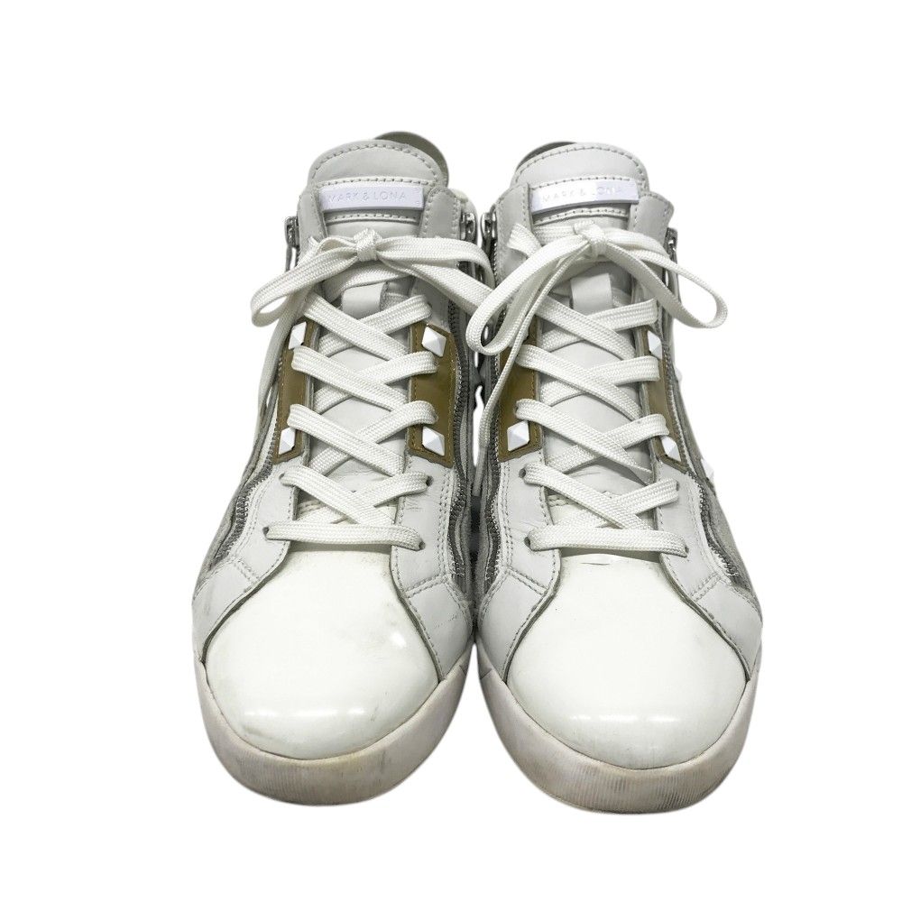 MARK-LONA マークアンドロナ MLBK-ZK28 ハイカット ゴルフシューズ ホワイト系 25CM 240101540869 ゴルフウェア メンズ ストスト
