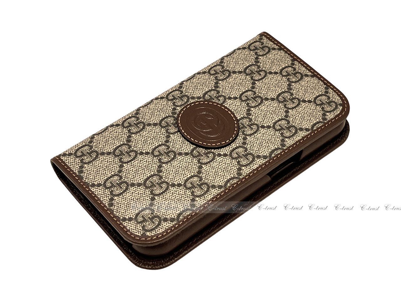 GUCCI グッチ iPhone 15 ケース スマホ 手帳 財布 カード GG