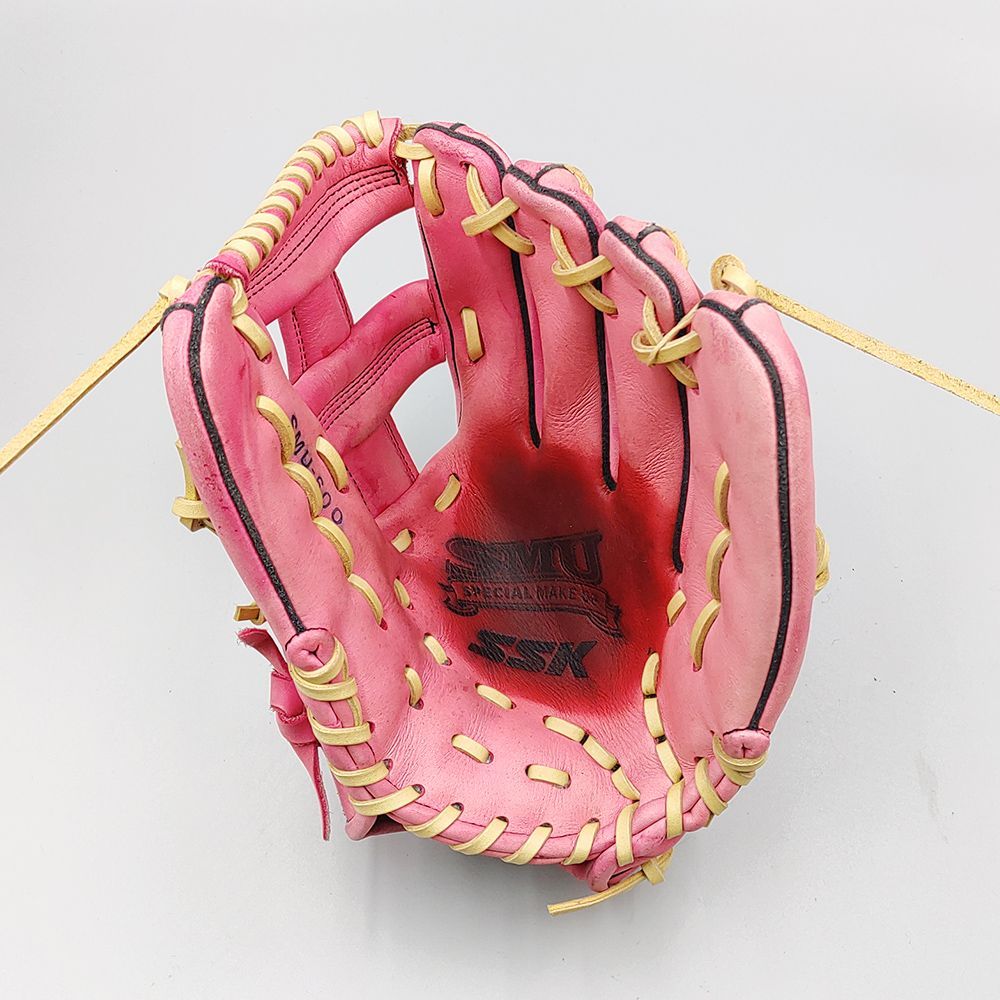 全紐交換済み 】 SSK 軟式グローブ / 内野手用 型付け済み (エスエス
