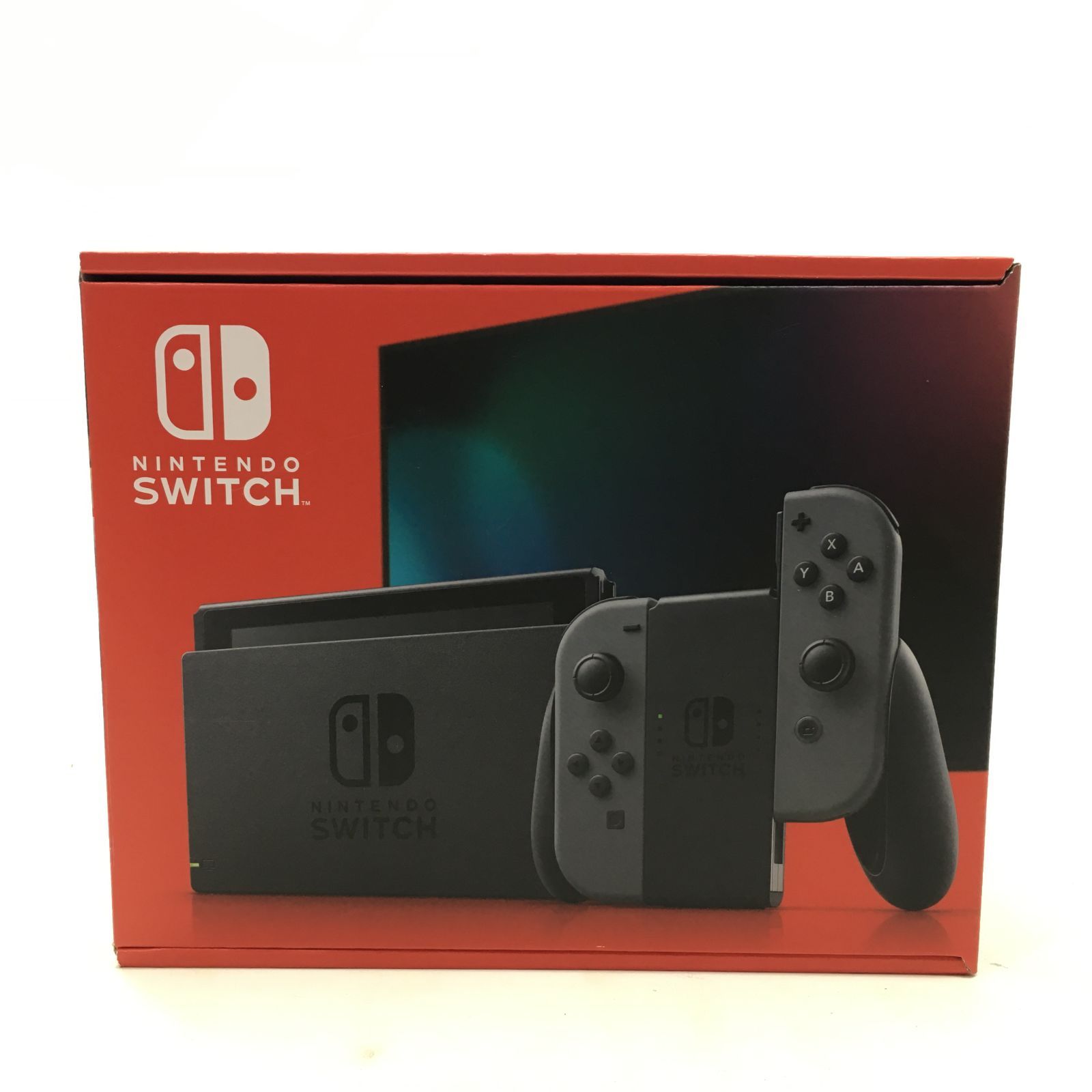 01m2438 【未使用】 ニンテンドースイッチ 本体 XKJ グレー Switch ...