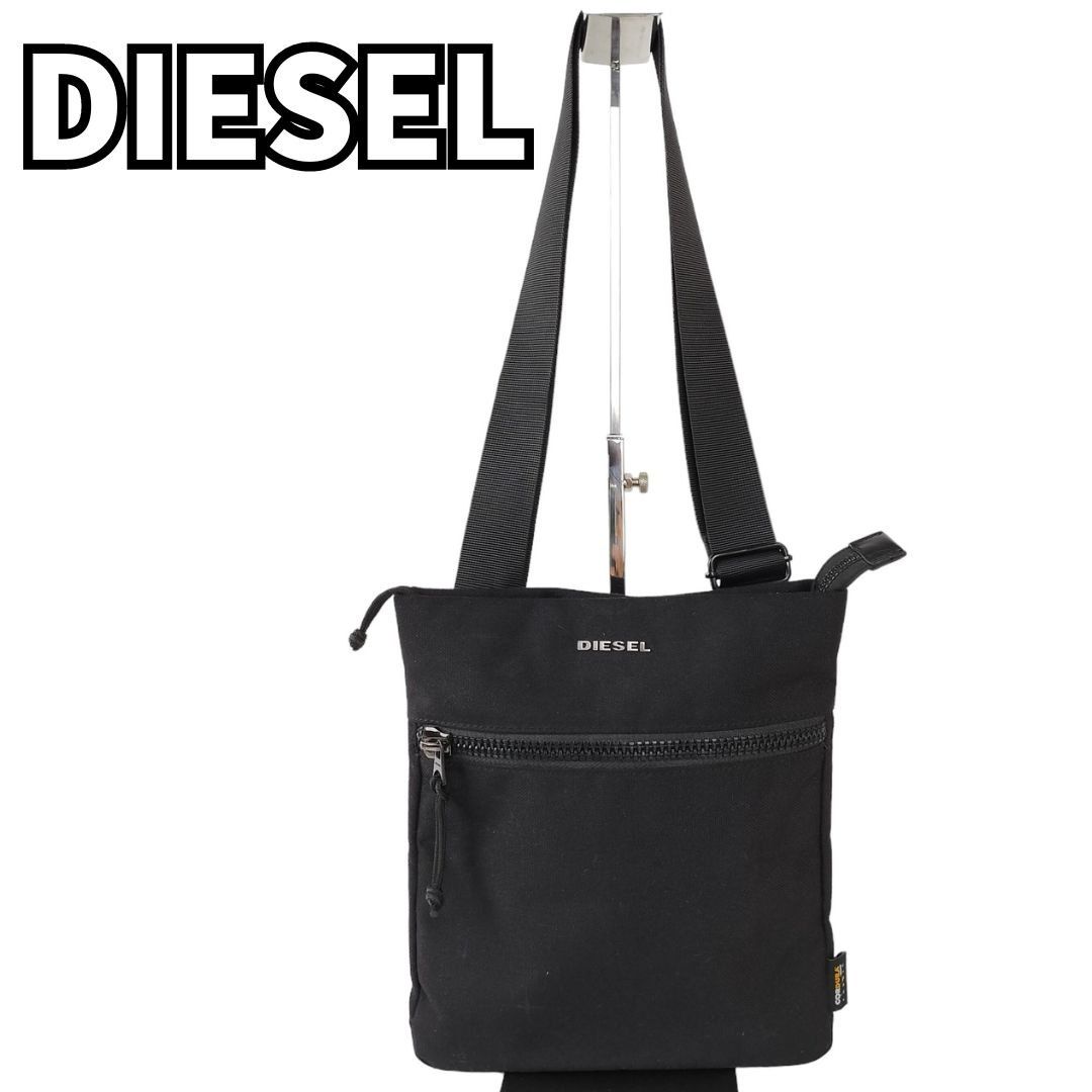 【都会派エッセンス✨】　DIESEL ディーゼル URBHANITY　ショルダーバッグ クロスボディ コーデュラナイロン y2k　黒