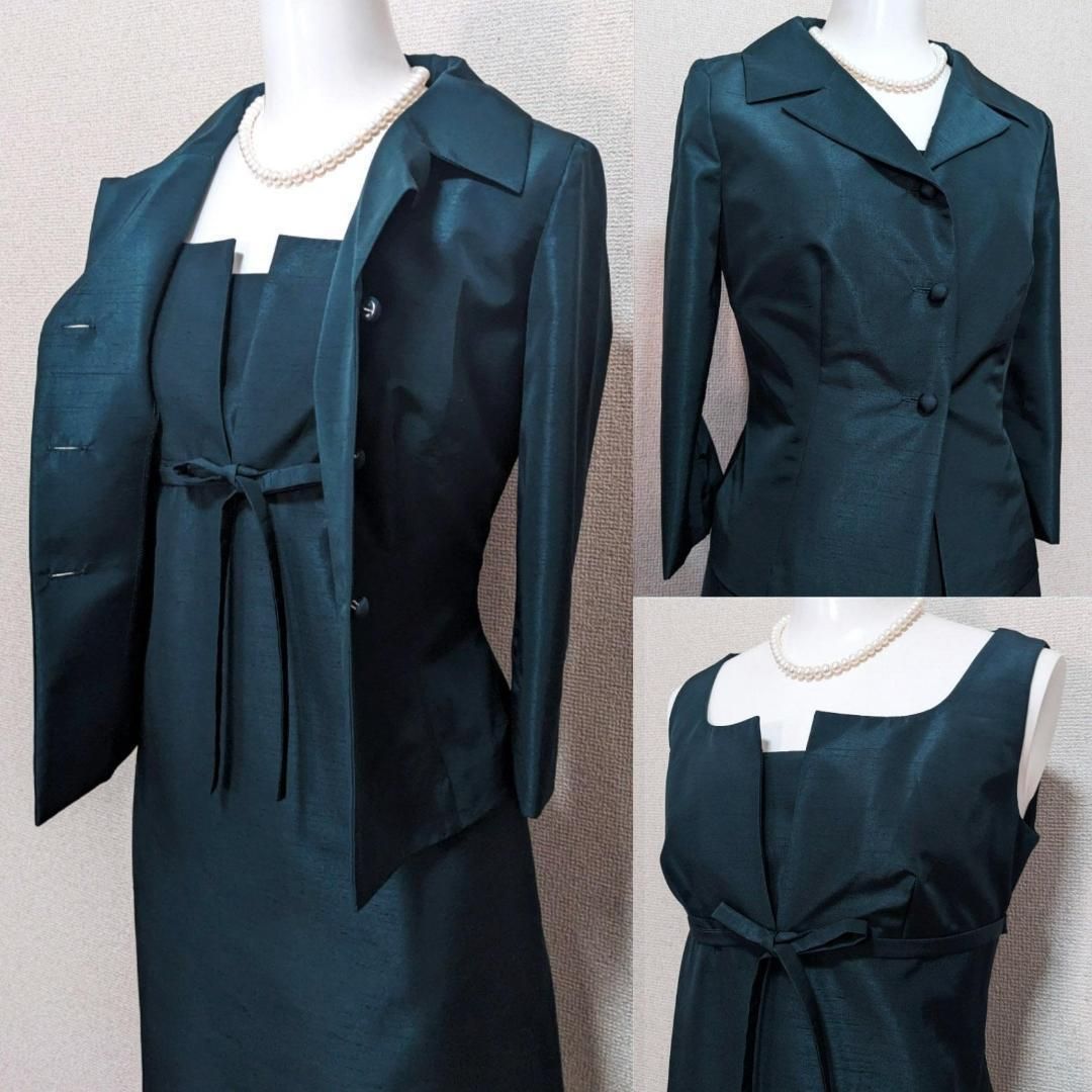 当日発送 シビラ セレモニー グリーン 華やかなシャンタン生地 MAAHADDERANG_COM