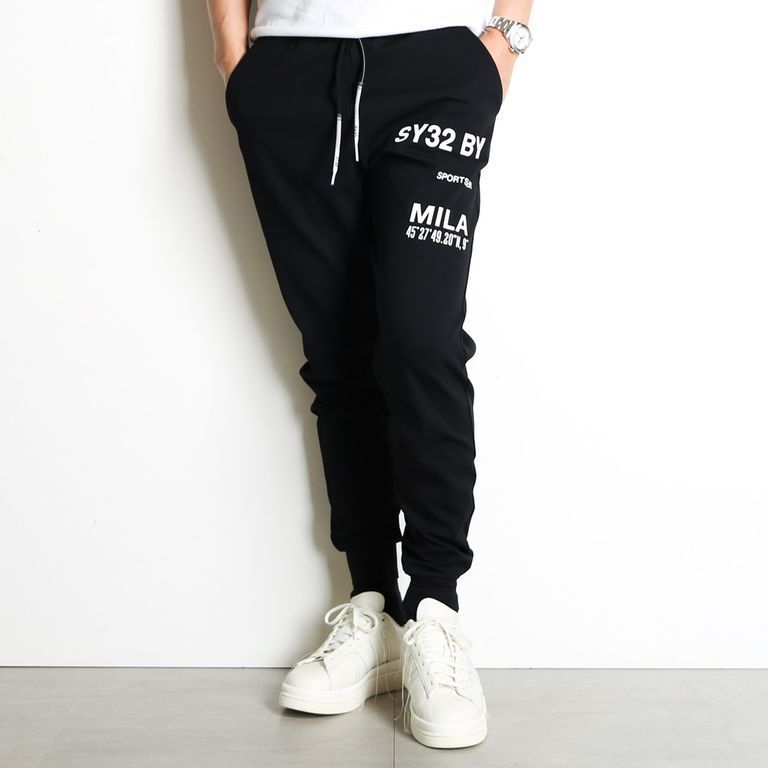 未使用 SY32 by SWEET YEARS サイズXL STRADDLE PRINT LONG PANTS  