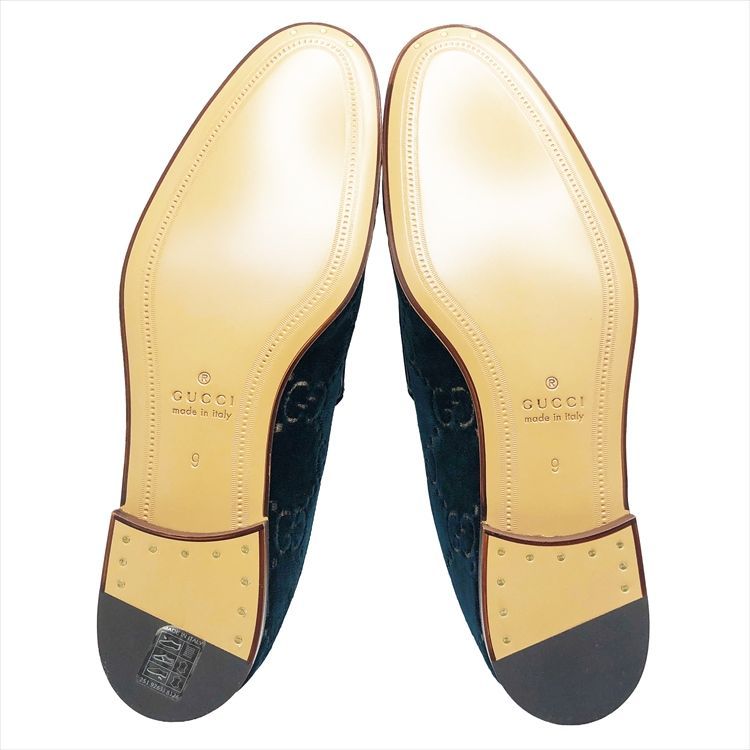 GUCCI グッチ ヨルダーン GGベルベット ホースビット ローファー