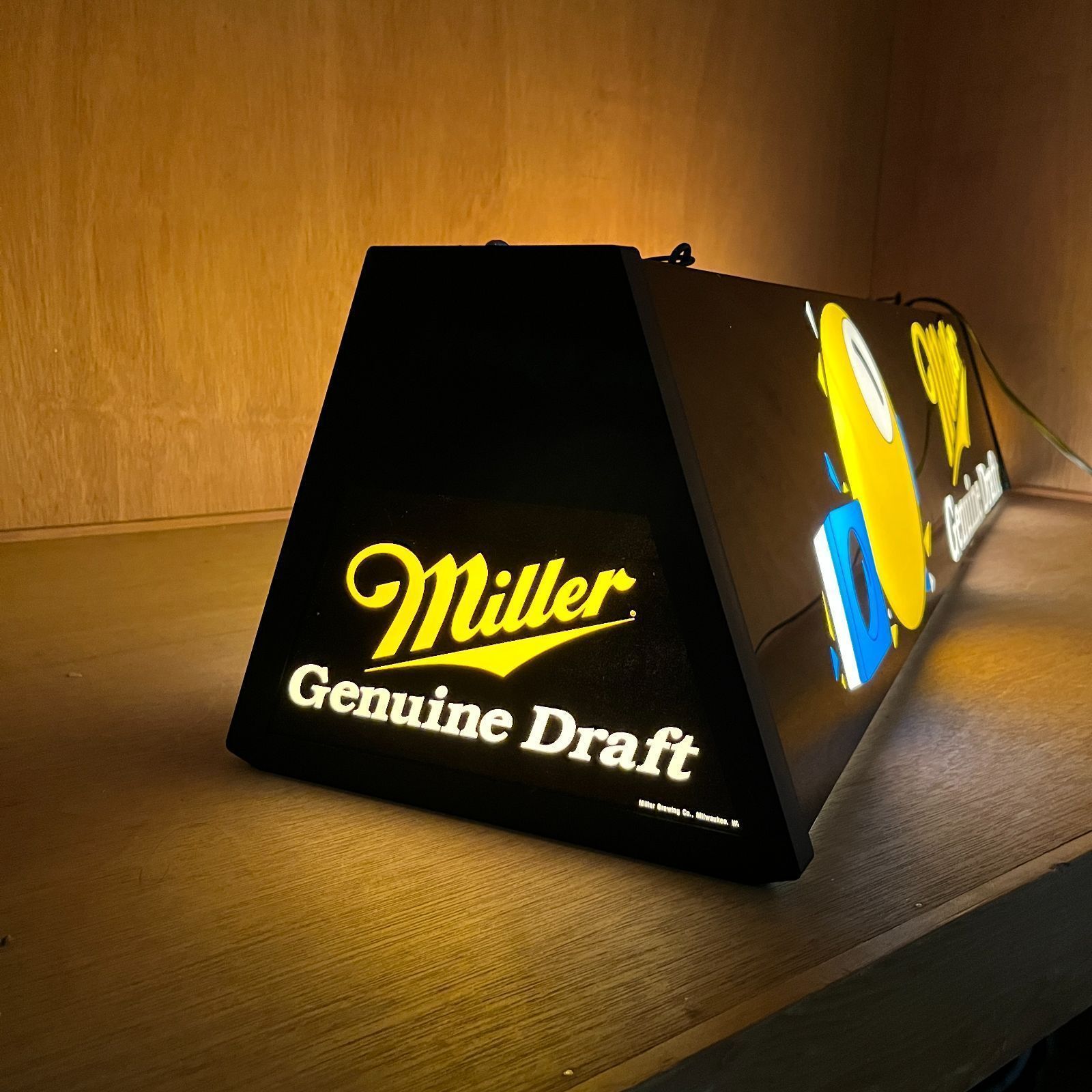 プールバーライト】希少 2000s Miller Genuine Draft (ミラー ジニュ