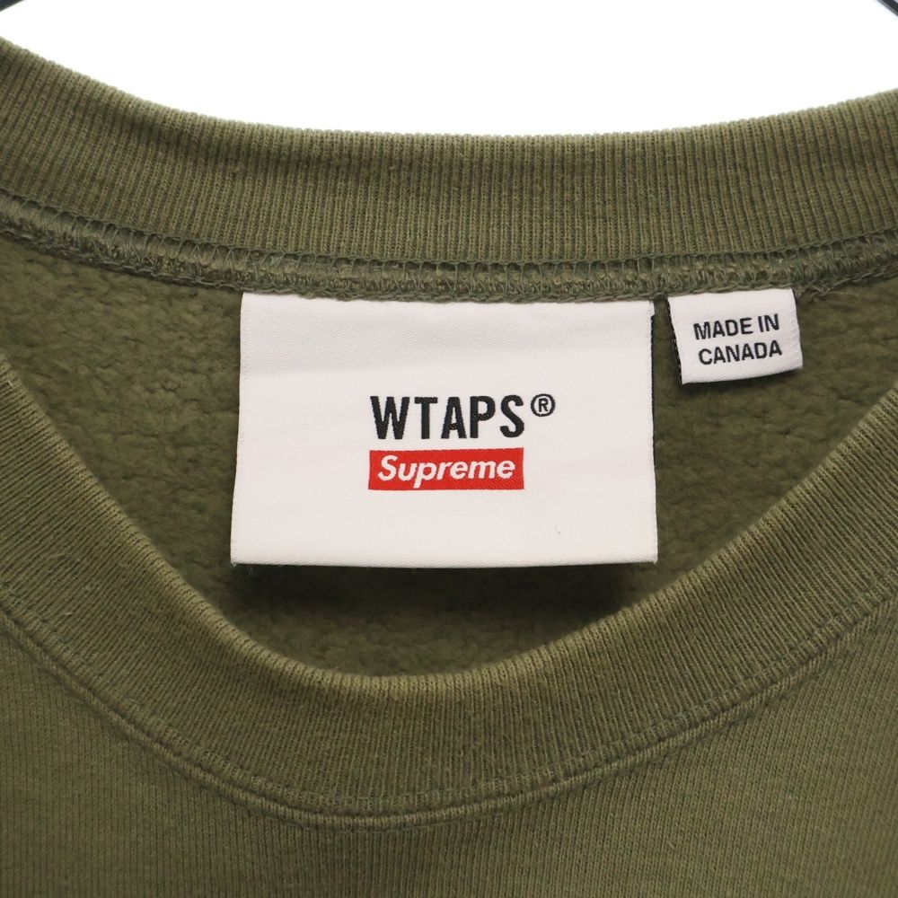 SUPREME (シュプリーム) 21AW ×WTAPS Crewneck ダブルタップス クルー