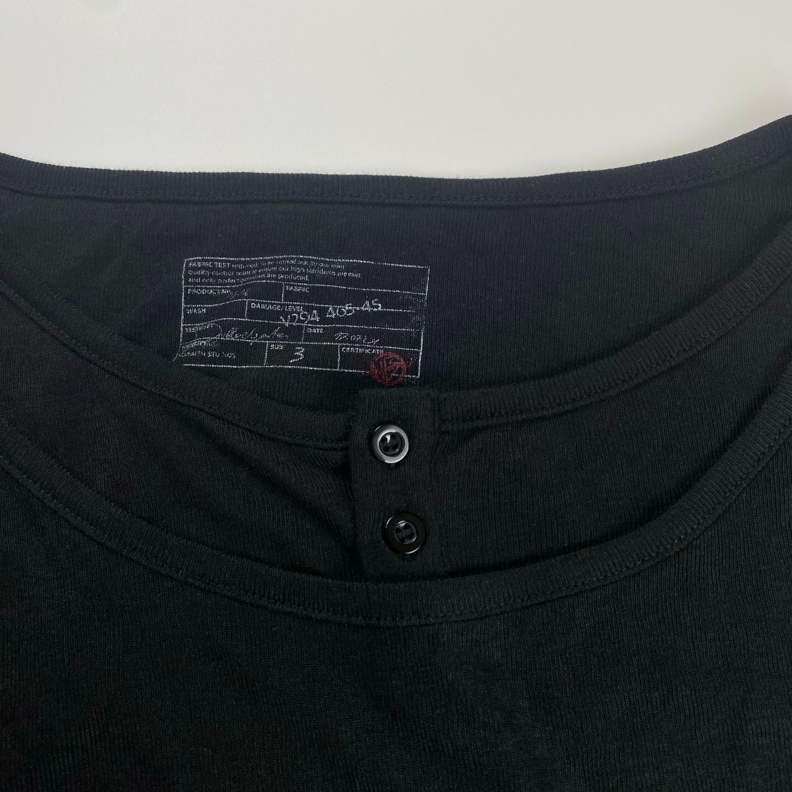 NO/FAITH STUDIOダブルレイヤードロングスリーブ　ブラウン タグ付】 NO/FAITH STUDIOS / DOUBLE LAYERED LONG SLEEVE