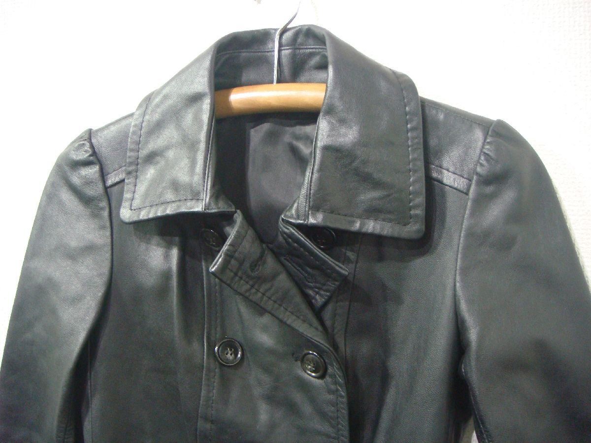 MB/H14KP UNIQLO レア品 ユニクロ レディース ラムレザー トレンチ