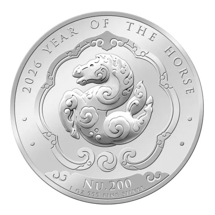 保証書・カプセル付き] 2026年 (新品) ブータン王国「干支 十二支・午