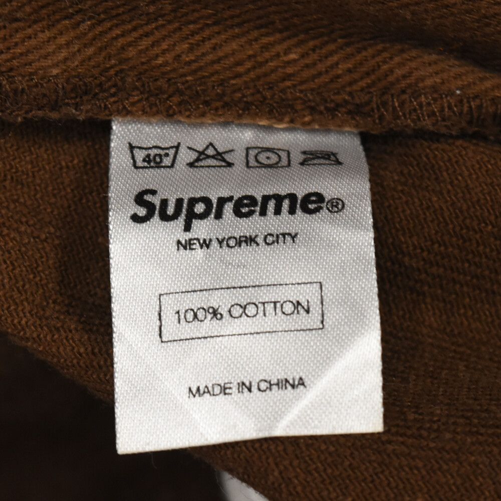 SUPREME (シュプリーム) コットンストレートパンツ ブラウン - メルカリ
