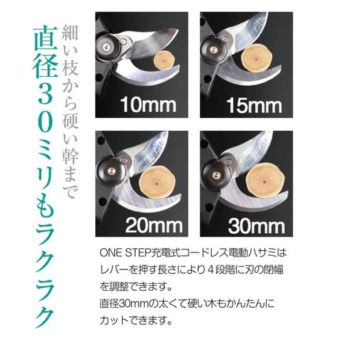 #741 充電式 電動 剪定 バサミ はさみ (充電式電動剪定ばさみ) ※北海道、沖縄本島、沖縄の離島、その他離島へは別途配送料有り