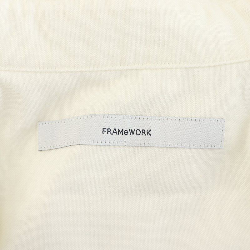 フレームワーク Framework 24AW エンブレムボタンダウンシャツ