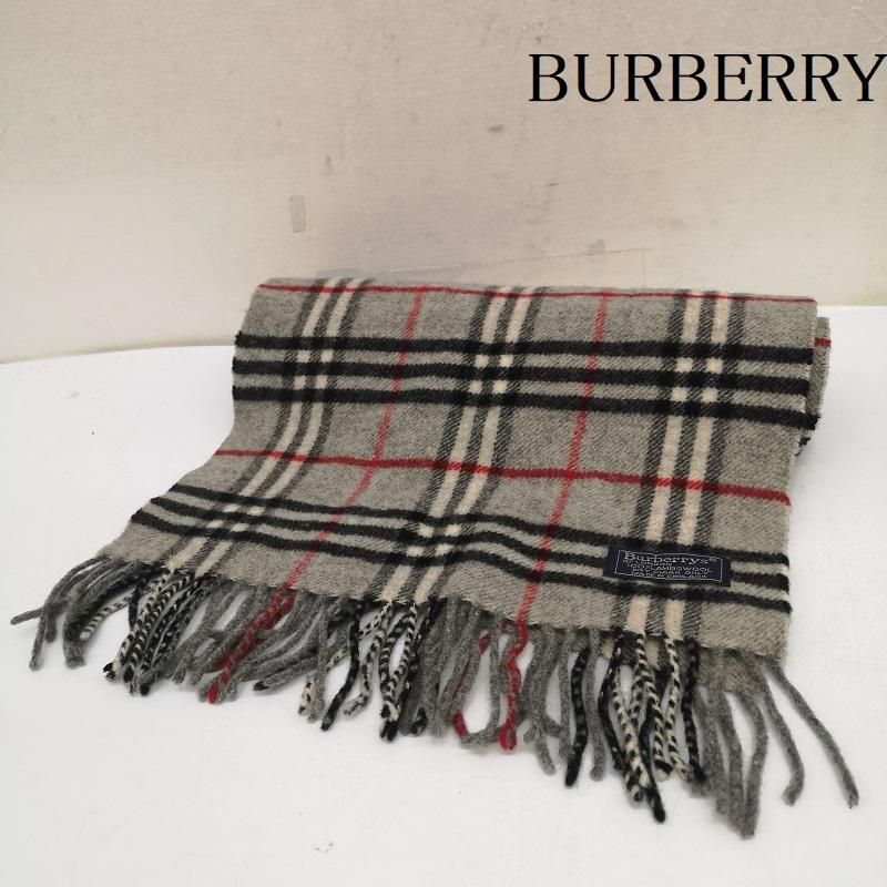 BURBERRYS バーバリーズ マフラー ノバチェック ウール マフラー