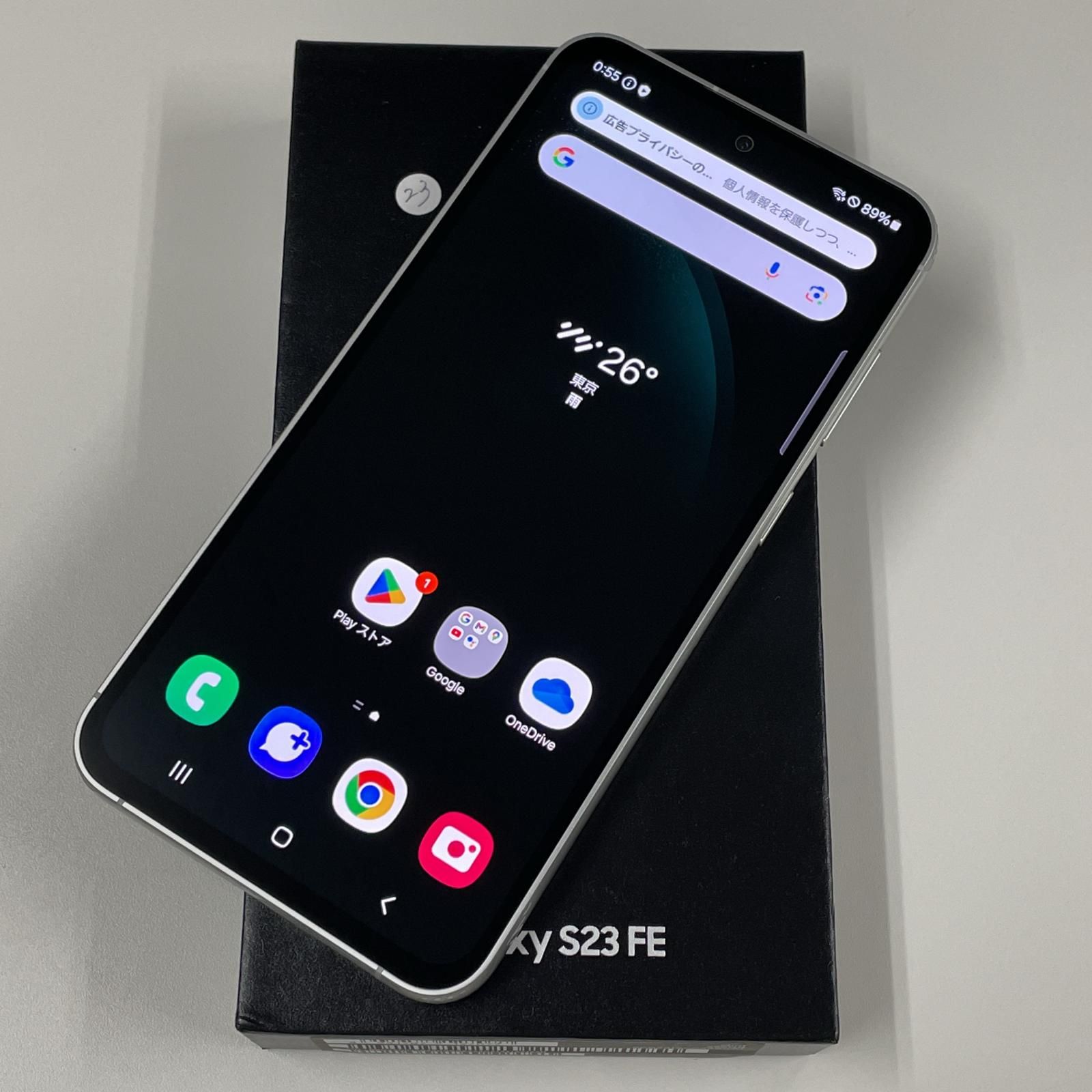 スマートフォン本体 Galaxy s23 fe 256GB au SCG24 mint スマートフォン本体 Galaxy s23 fe 256GB au SCG24 mint