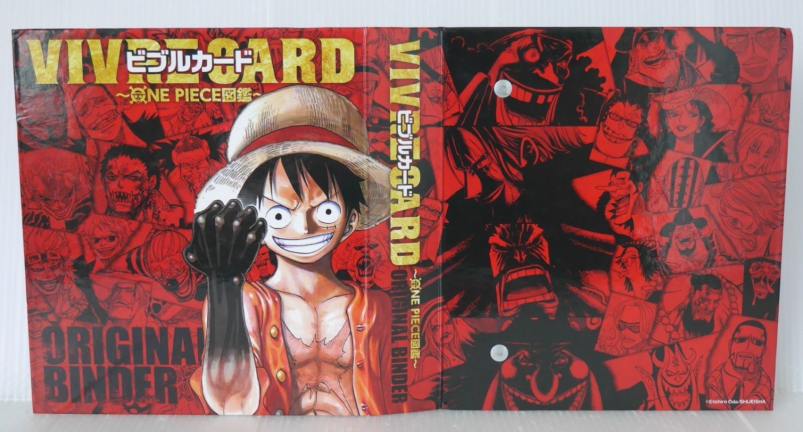 ワンピース ビブルカード図鑑 オリジナルバインダー 開封済み) ワンピース ビブルカード VIVRE CARD ONE PIECE図鑑