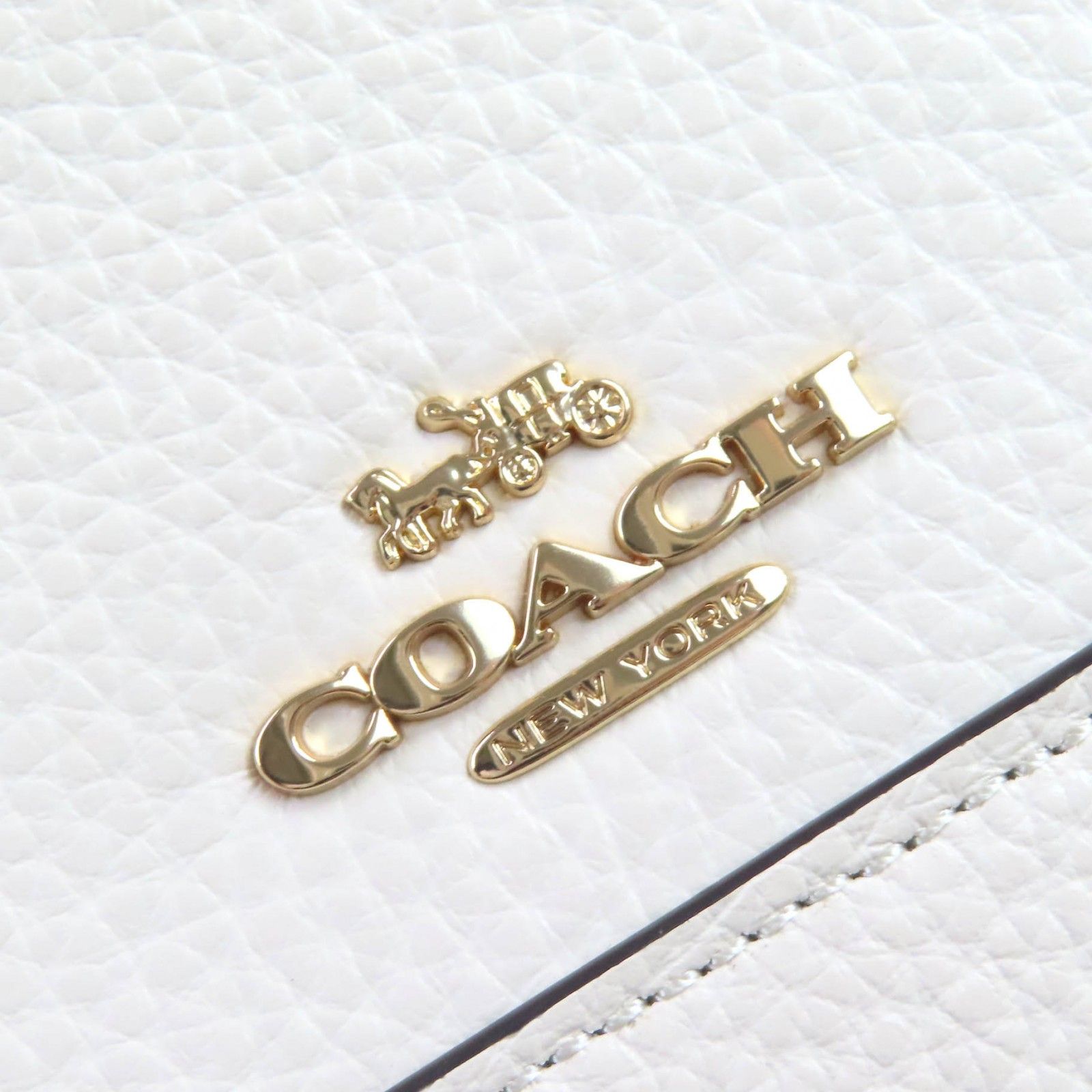 極美品△COACH コーチ 24AW CO976 ロゴ デンプシー 2WAY レザー トート 