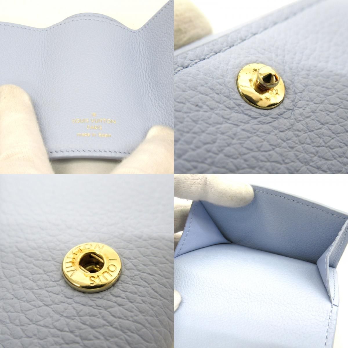 KR217401 ルイ・ヴィトン 三つ折り財布 BLEU NUAGE ポルトフォイユ
