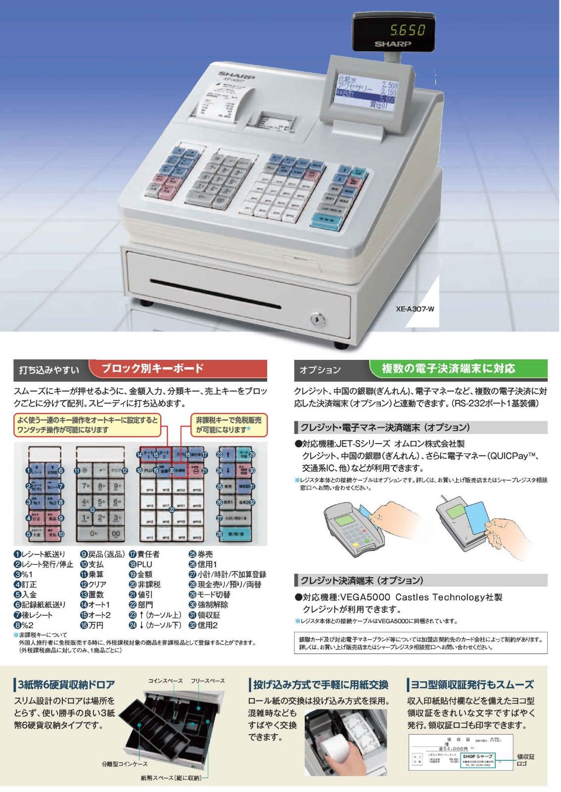 大流行中！ 2/26届いてすぐ使える16部門シャープ インボイスレジスター