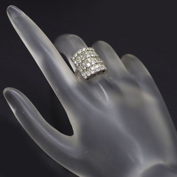 Pt950 ダイヤモンド リング 2.00ct - メルカリ