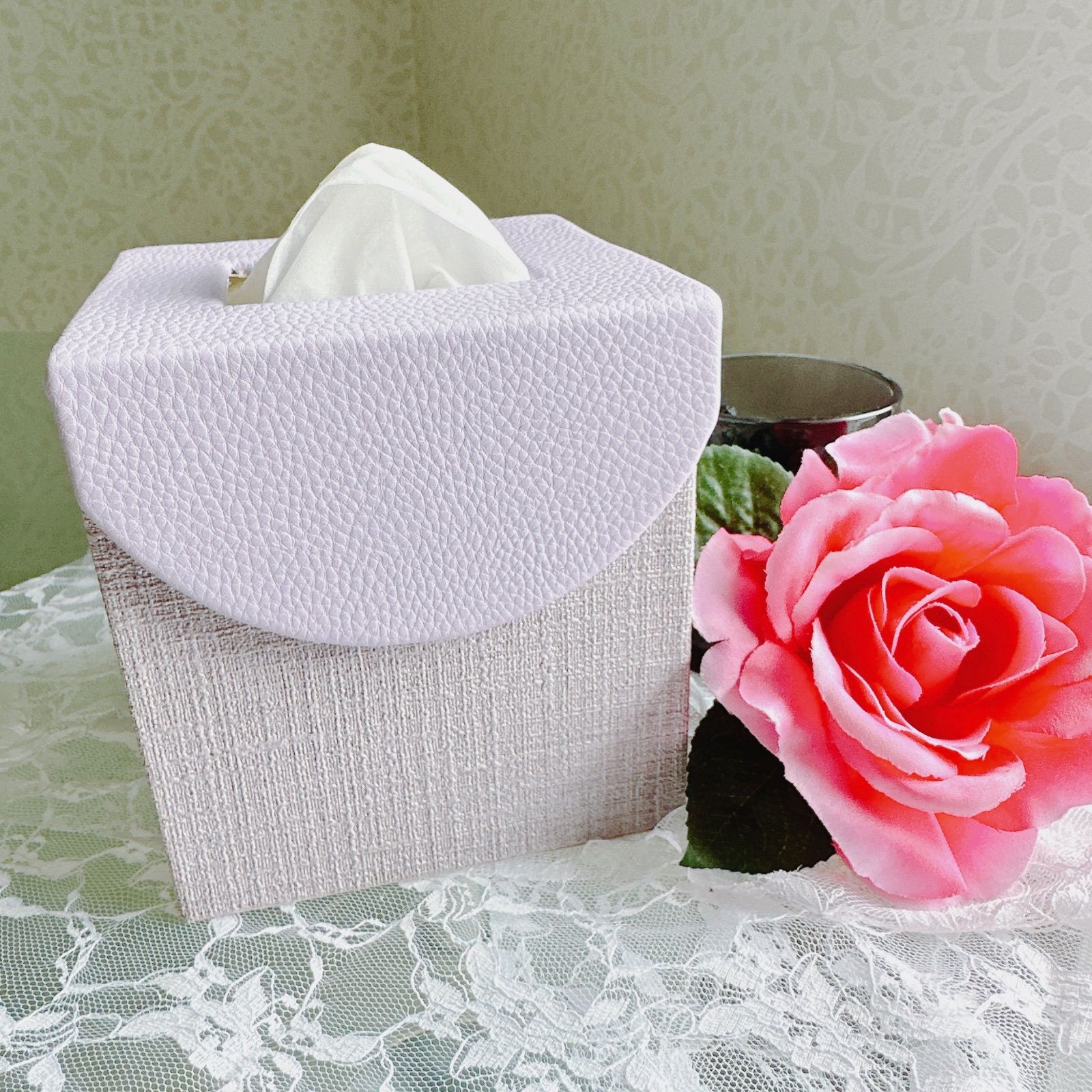 カルトナージュ ティッシュボックス - メルカリ