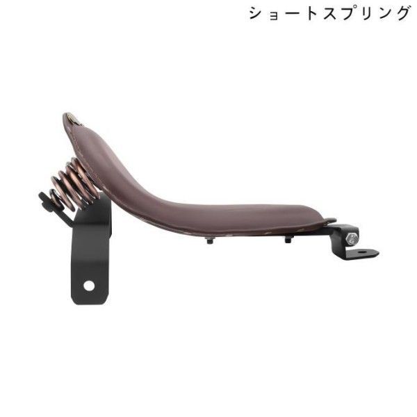 ハーレーカスタムチョッパーレザーサドルシート