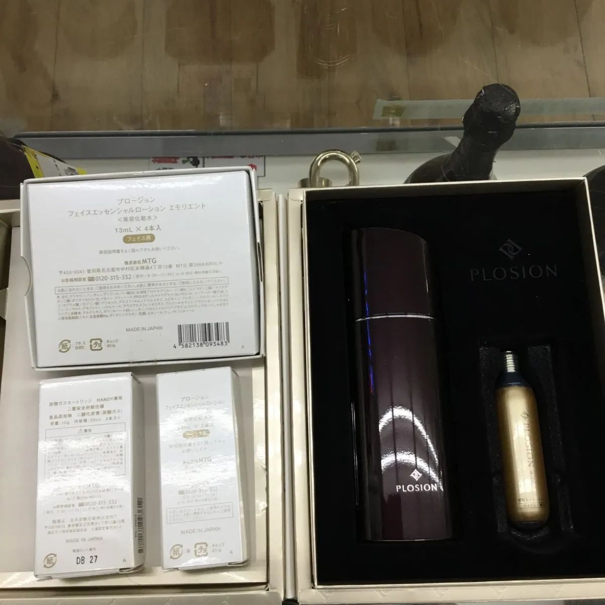 新品 PLOSION 炭酸ミストハンディセット＋炭酸ガスカートリッジ