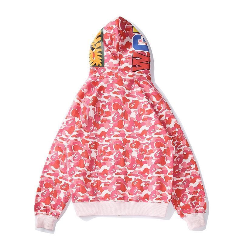 新品 A BATHING APE エイプ シャーク パーカー