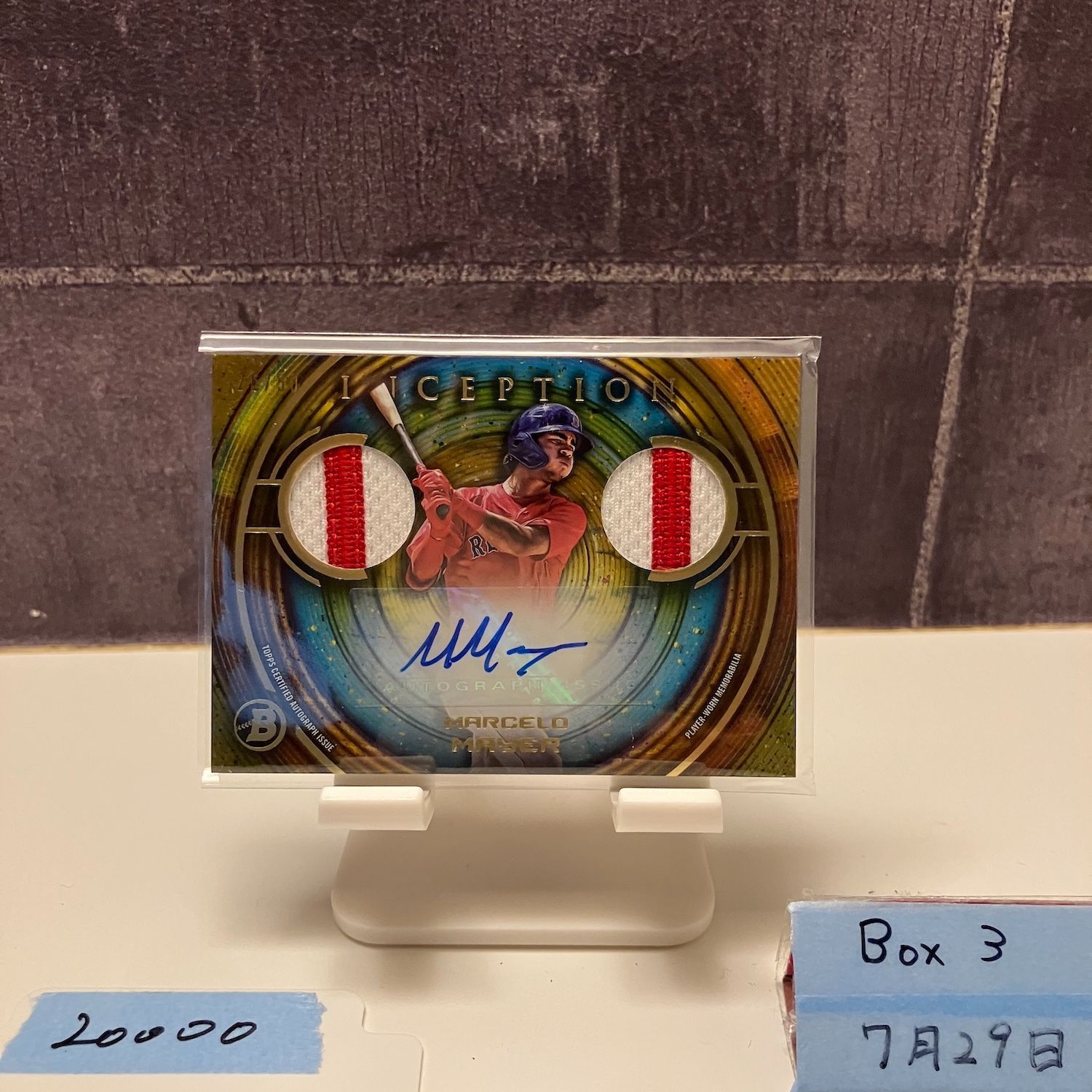 MARCELO MAYER 直筆サインカード 10シリ Marcelo Mayer Crystallized 2025 Bowman /50 Gold # BWC-10