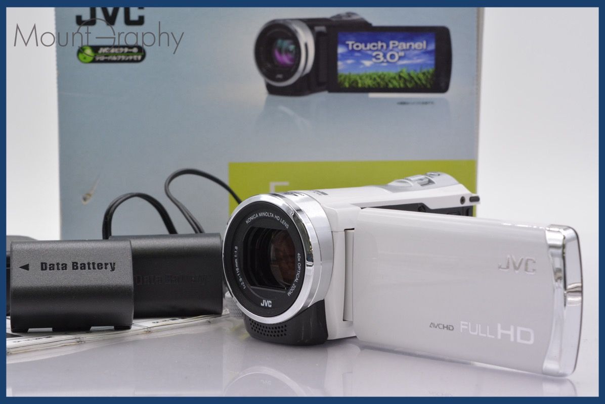 ビクター JVC Everio GZ-E290 40x 元箱 バッテリー 取扱説明書付属 同梱可 mj5679