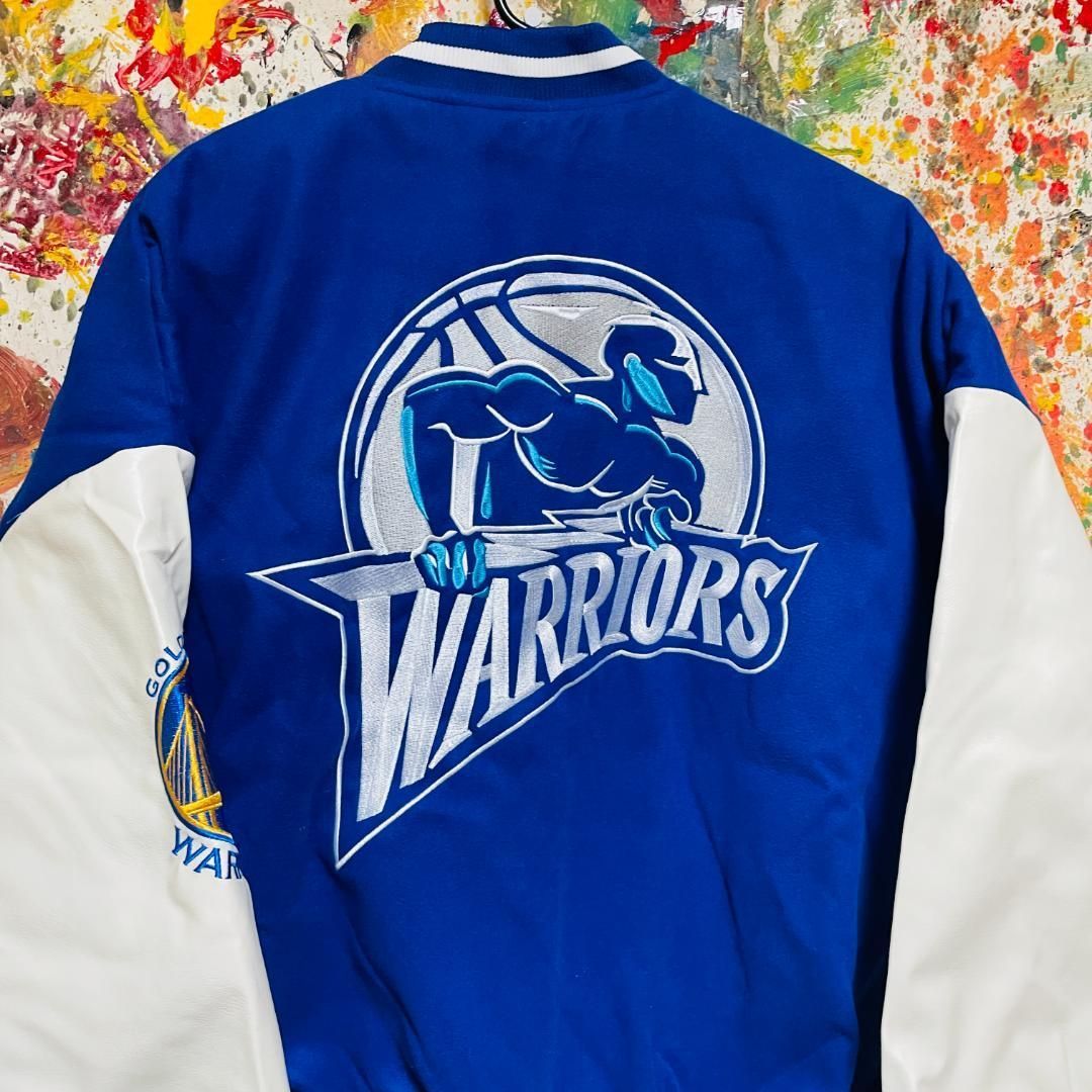 ゴールデンステート・ウォリアーズスタジャン ブルゾン バスケ NBA 