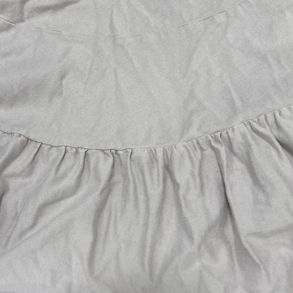 良品 22AW yori ヨリ ティアードギャザーカットソー ロングスリーブ Tシャツ プルオーバー YR2211-147AW F ピンクグレー レディース 古着 中古 良品 22AW yori ヨリ ティアードギャザーカットソー ロング