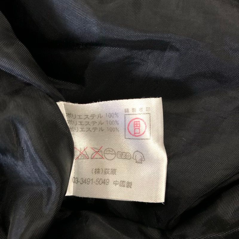 裏地付き ロゴ刺繡付き