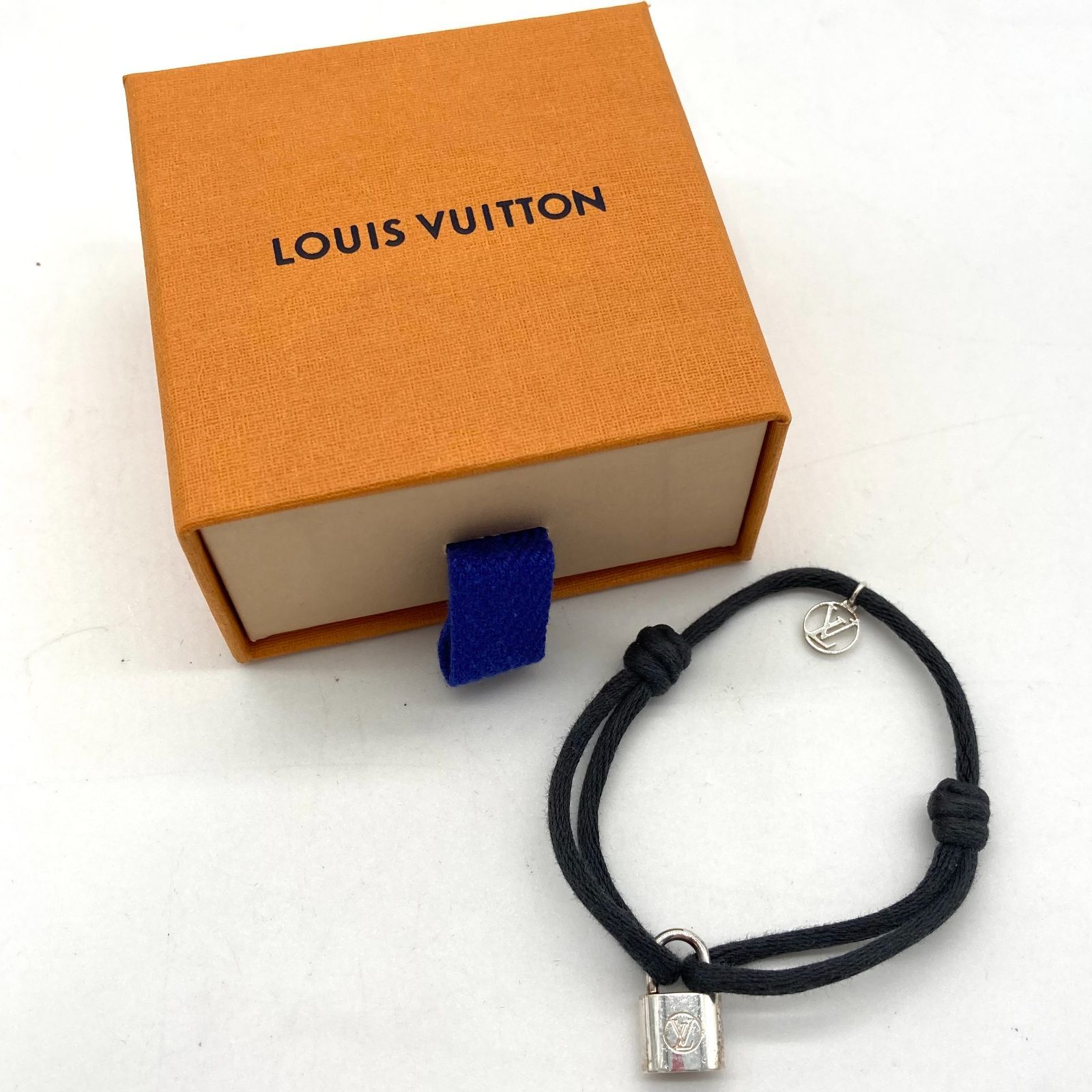 ▼LOUIS VUITTON/ルイヴィトン ブラスレ シルバー ロックイット ドゥドゥ・ルイ ブラック ブレスレット Q05173  S45725981232