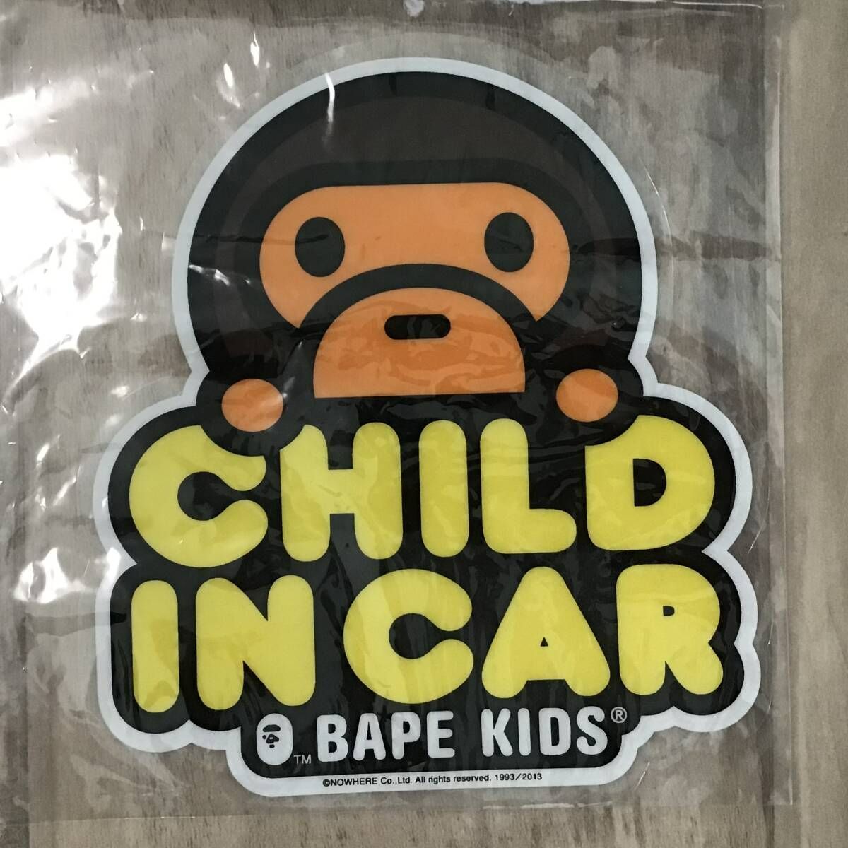 ☆新品☆ カーステッカー マイロ a bathing ape BAPE KIDS MILO エイプ