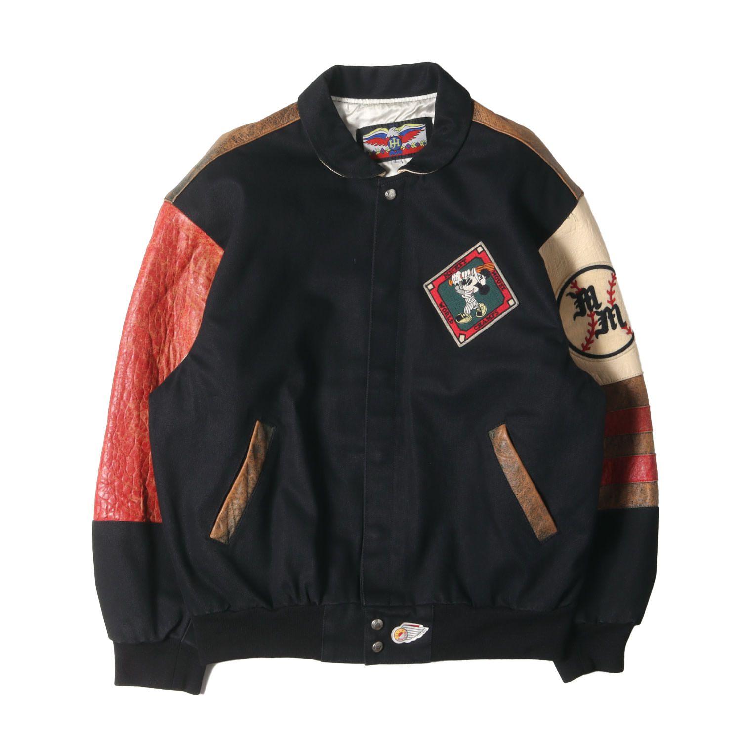 JEFF HAMILTON ジェフハミルトン ミッキーマウス レザー スタジャン