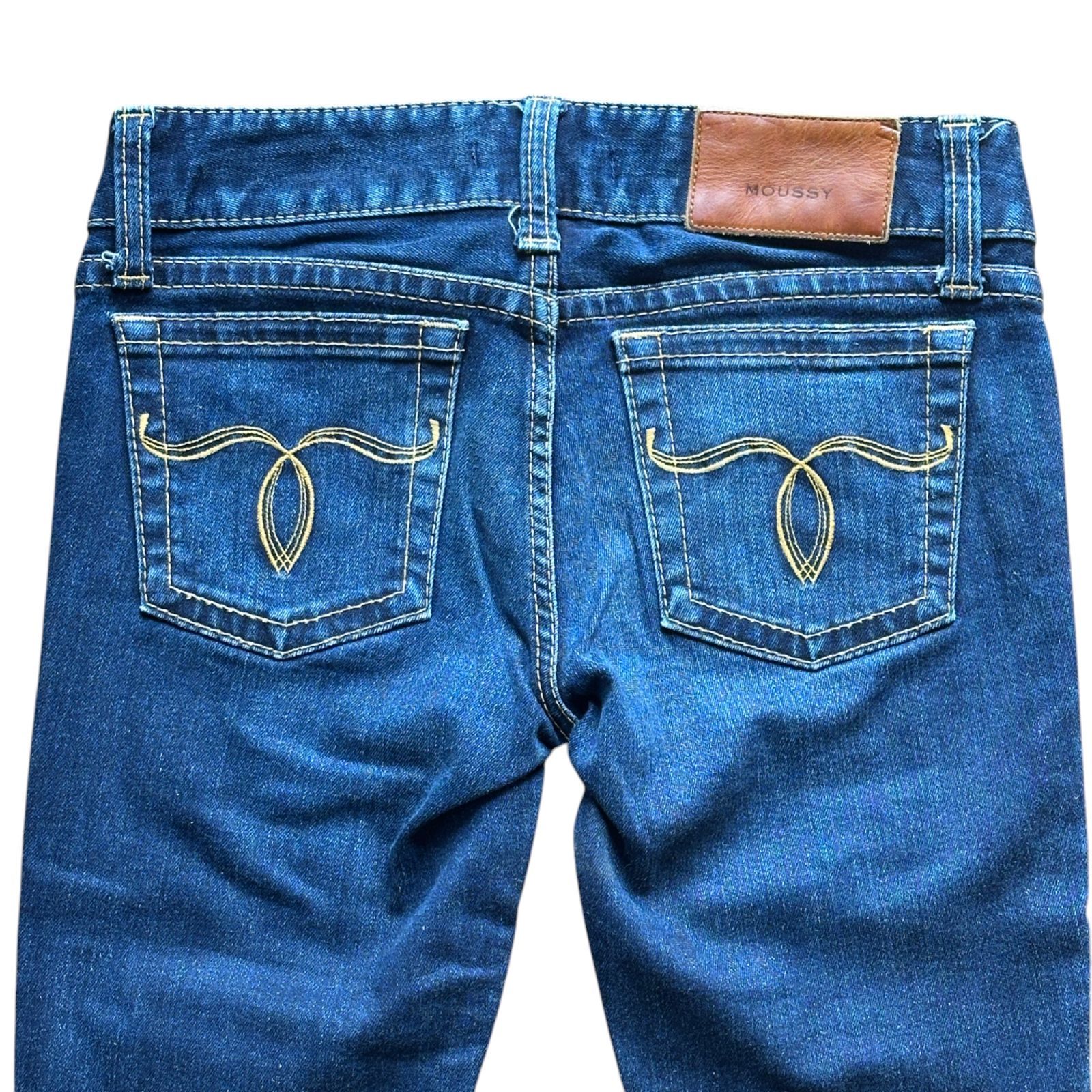 moussy Rebirth SKINNY 25インチ　美品　牛革