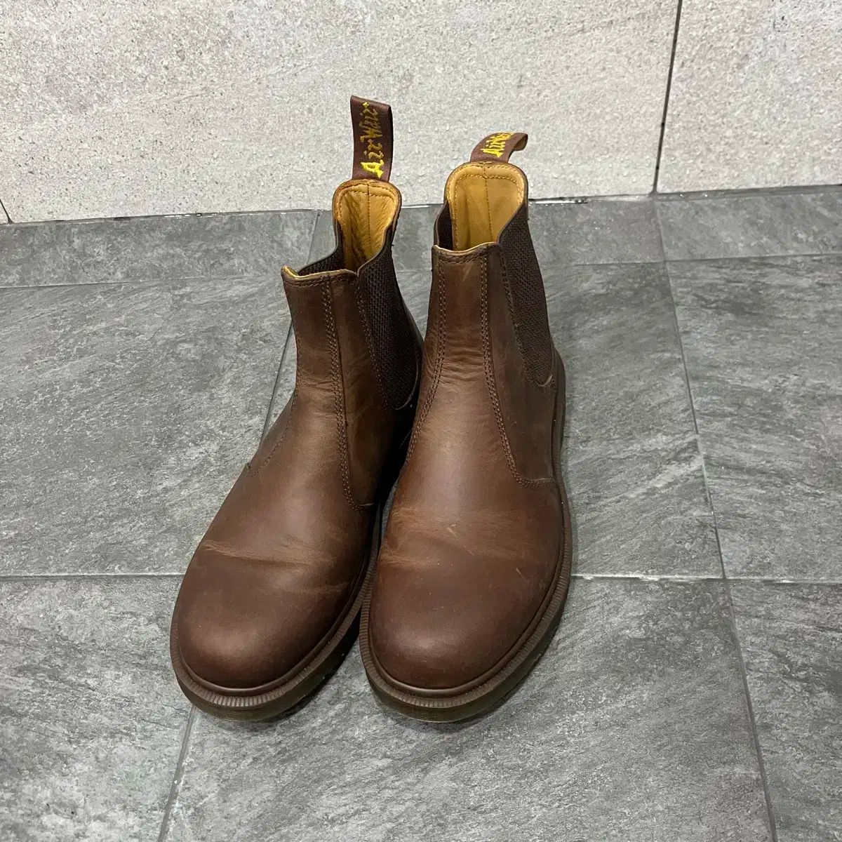 DR. MARTENS ドクターマーチン チェルシー ブーツ ブラウン