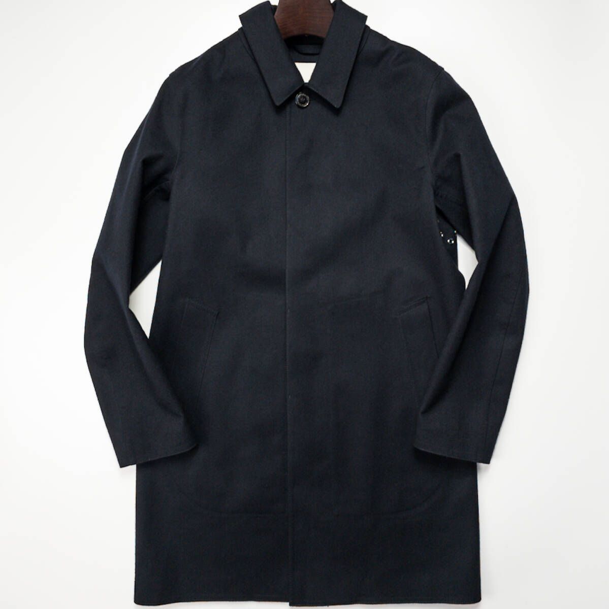 DUNKELD MACKINTOSH ゴム引き ウールライナー付 ネイビー 38 極美品