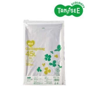 まとめ TANOSEE ポリエチレン収集袋 透明 45L 50枚入×15パック