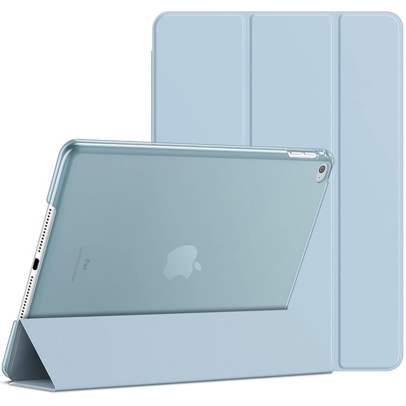 【新品】 JETech iPadair2 ケース 三つ折スタンド オートウェイクアップ/スリープ機能iPad Air 2用 (ライトブルー) 1