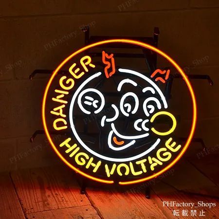 Reddy Kilowatt ネオン管 ネオンライト ネオンサイン インテリア ビール バー パブ 壁装飾 室内装飾 照明 アメリカン雑貨 店舗装飾 45x45cm A253